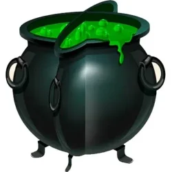 Enfeite de Caldeirão Halloween