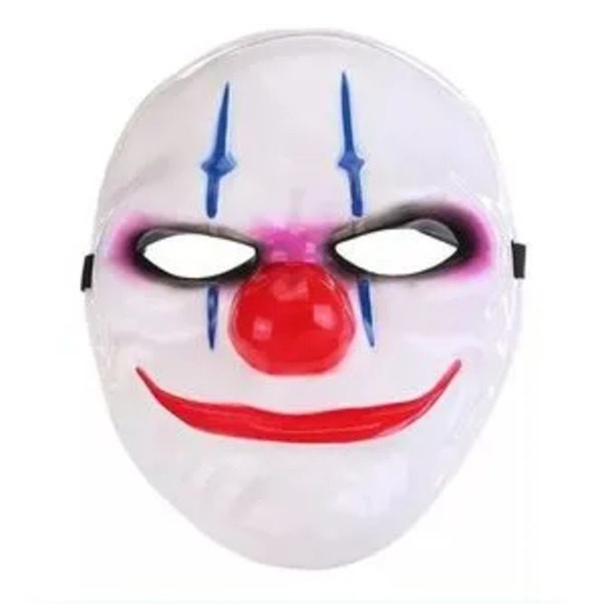 Máscara Plástica Palhaço