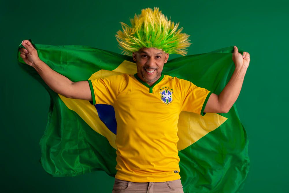 Perucas Verde e Amarelo no Atacado