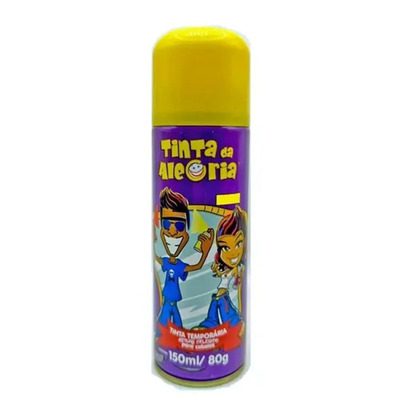 Tinta Spray da Alegria Amarela