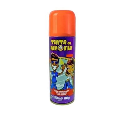 Tinta Spray da Alegria Laranja