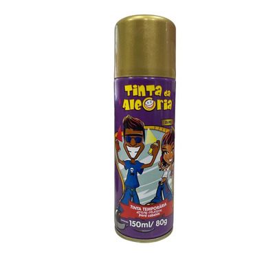 Tinta Spray da Alegria Ouro