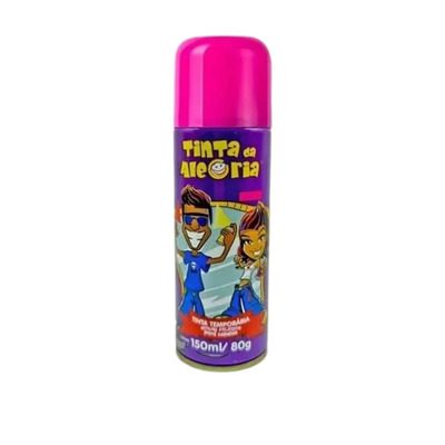 Tinta Spray da Alegria Rosa