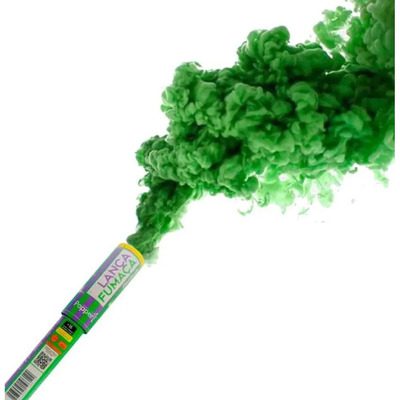 Tubo de Fumaça Revelação fumaça na cor verde